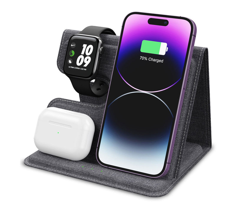 Alpha Digital 3-in-1 Foldable Wireless Charger — View 3
