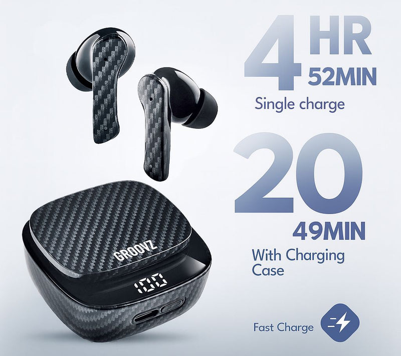 Groovz True Wireless Earbuds with Charging Case — View 45