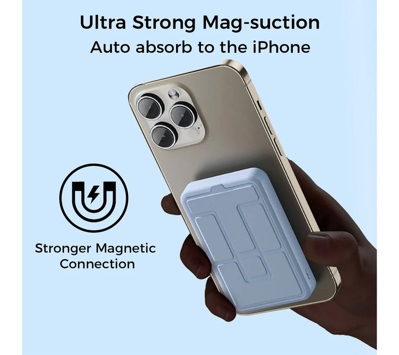 Alpha Digital 10000mAh Magnetic Powerbank withFoldable Stand — View 4