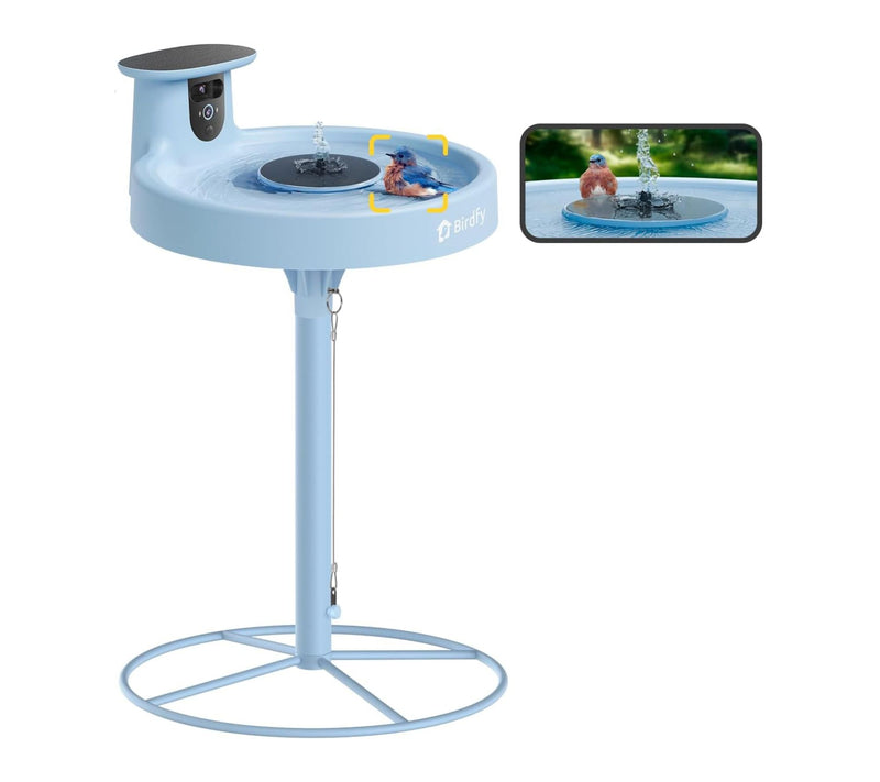 Birdfy Bird Bath Pro AI with Camera Solar Powered — Main view