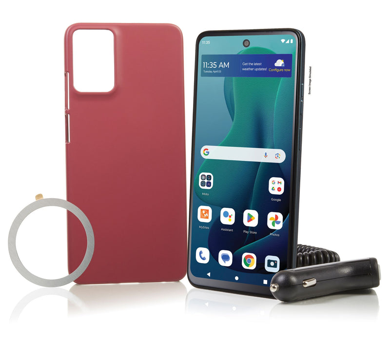 Tracfone Moto G 5G 24' w/ 1year 1500 Talk/Text Data & Accessories — View 9