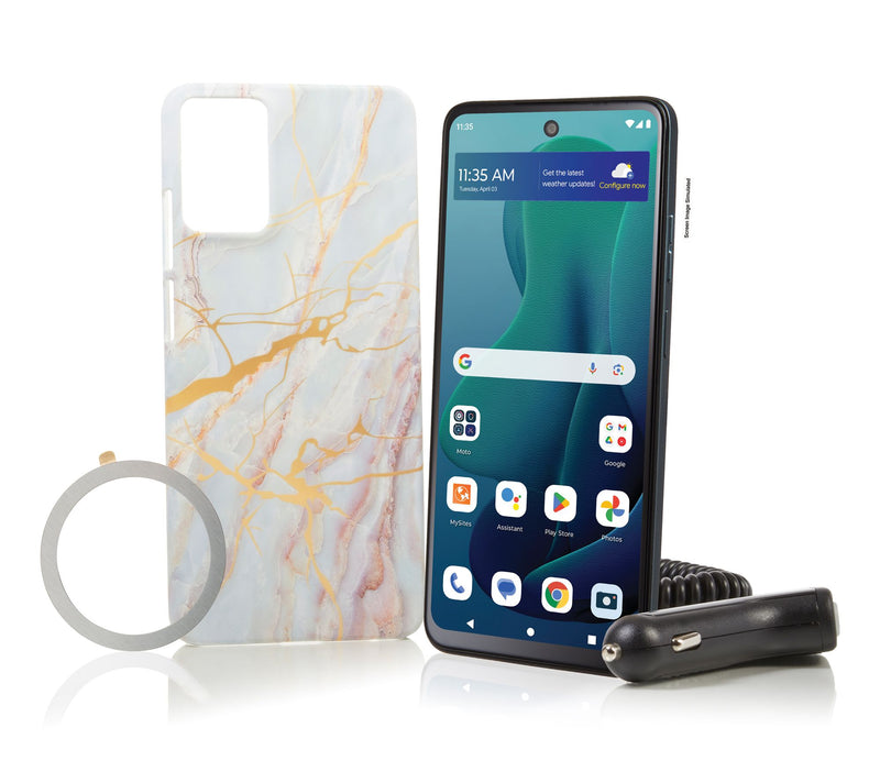 Tracfone Moto G 5G 24' w/ 1year 1500 Talk/Text Data & Accessories — View 7