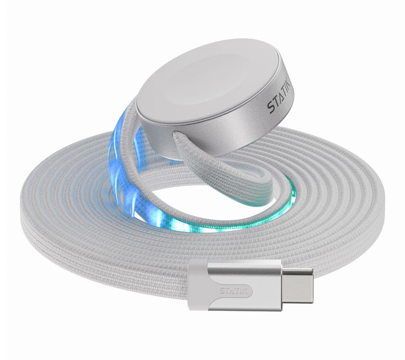 Statik MagStack Duo Apple Watch Charger & USB-C 1.5m Cable — View 8
