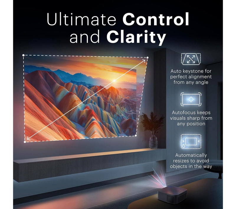 Kodak FLIK X20 Smart Projector, 1080p PortableProjector — View 2
