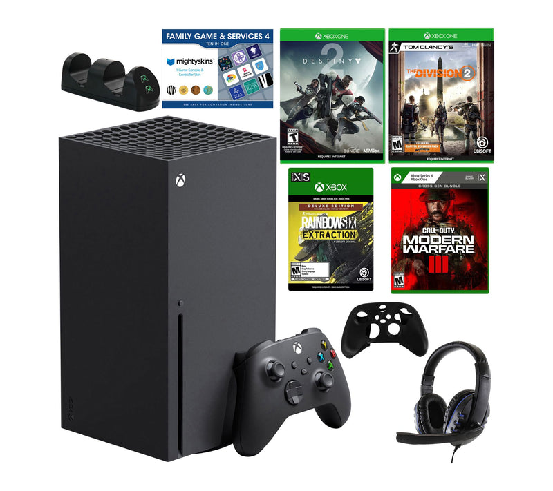 Xbox Series X with 4 Games, Accessories & Voucher — View 3