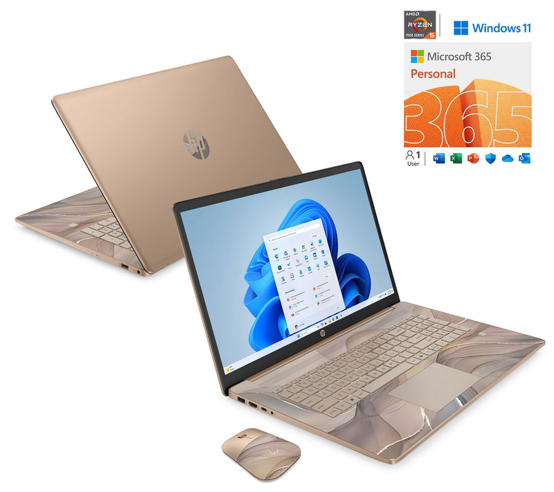 HP 17" Touch AMD R5 16GB 1TB SSD w/ HP Support MS365 & Voucher — View 4