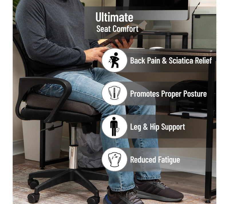 Mind Reader Ergonomic Air-Cloud Seat Cushion — View 2