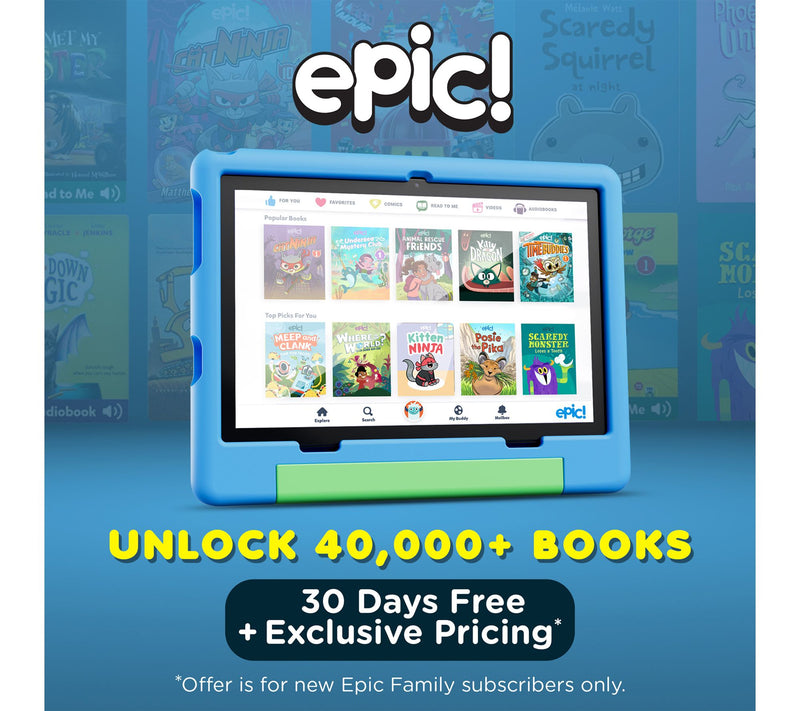 Contixo 10" A10 Kids Tablet with Epic! and Lingokids 64GB — View 4