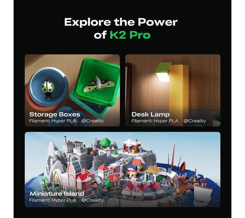 Creality K2 PRO COMBO ENCLOSED 3D PRINTER — View 3
