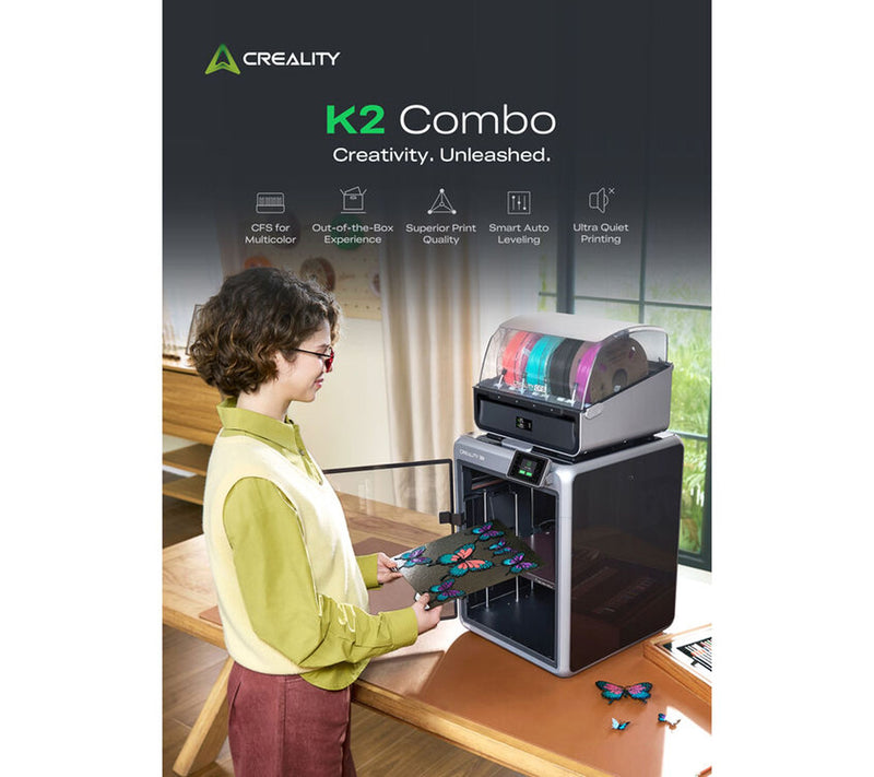 Creality K2 COMBO ENCLOSED 3D PRINTER — View 3