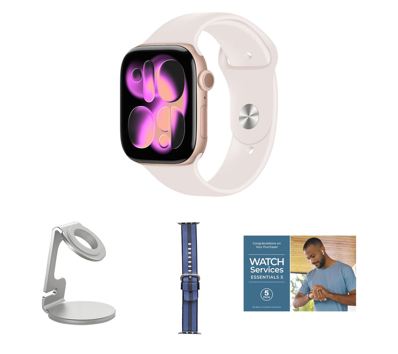 Apple Watch Series 11 GPS + Cellular 42mm S/M Bundle — View 46