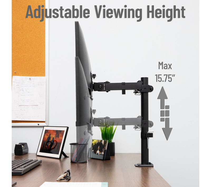Mind Reader Single Monitor Desk Mount Rotate 180 — View 5