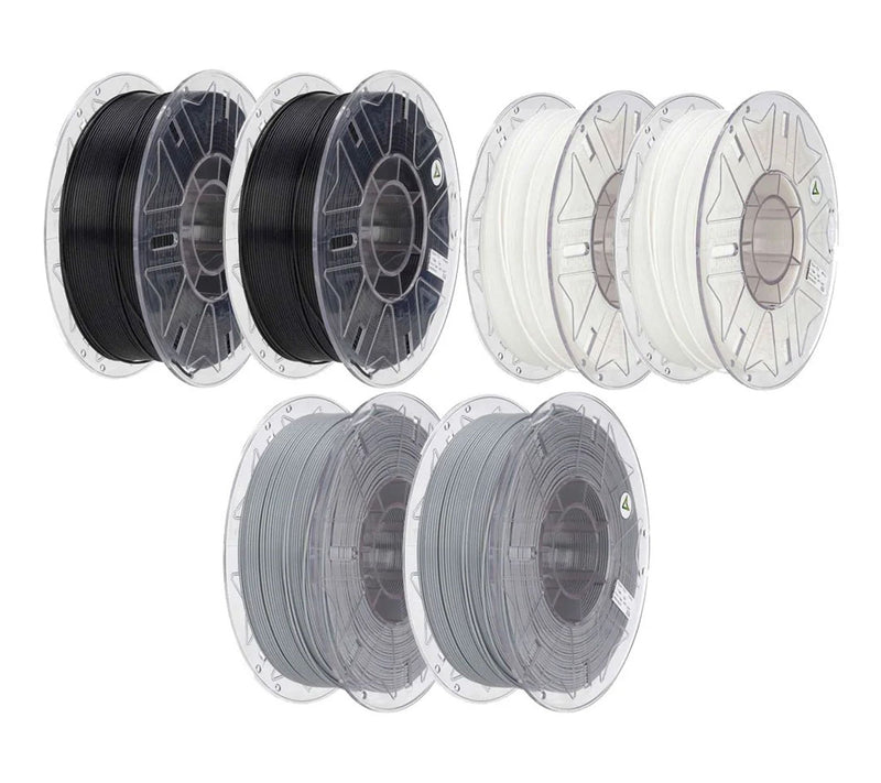 Creality Everyday 6KG Filament Bundle (2ea White Black Grey) — Main view