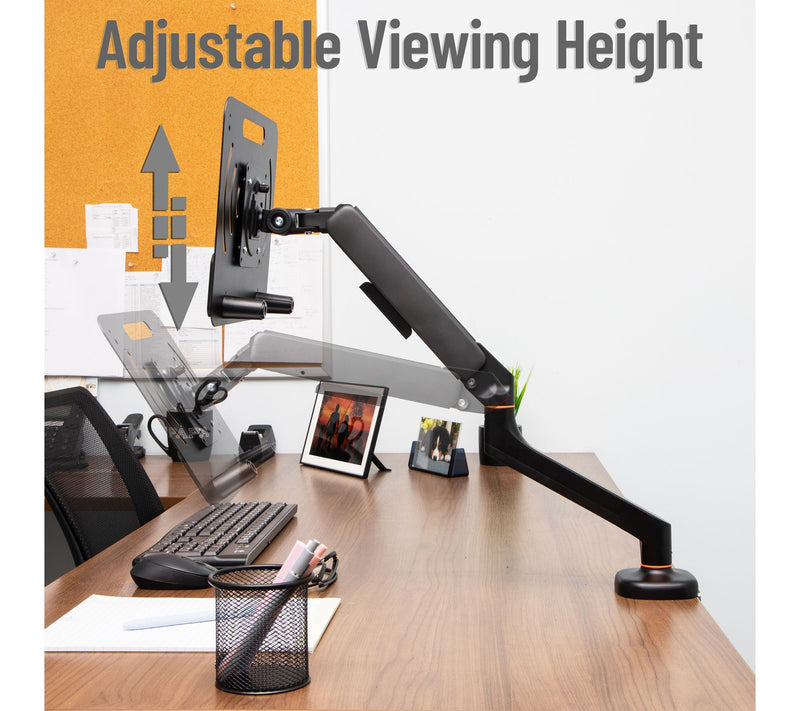 Mind Reader Gas Spring Laptop Desk Mount, Fit s 11.6-17.3" — View 7