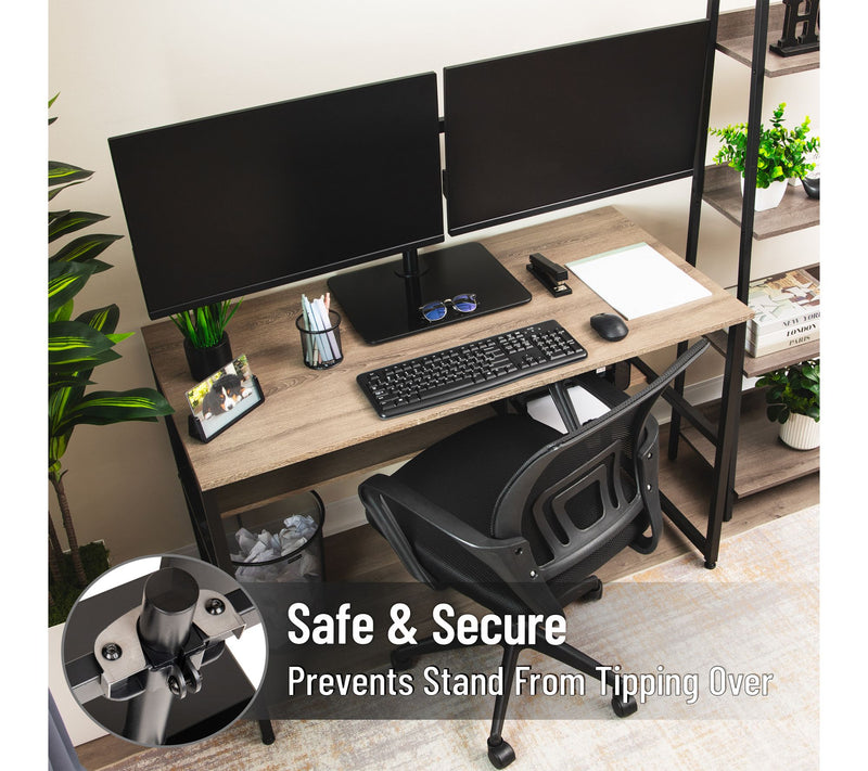 Mind Reader Freestanding Dual Monitor Desk Mount for 13-32 — View 6