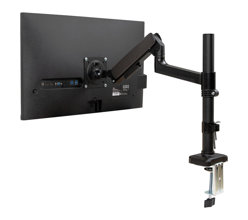 Mind Reader Single Monitor Arm for 13-32 Inch Screens, Black — Main view