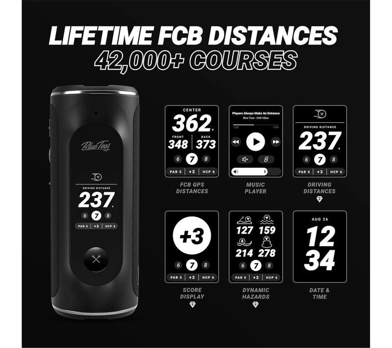 Blue Tees Golf Player+ GPS Speaker — View 3