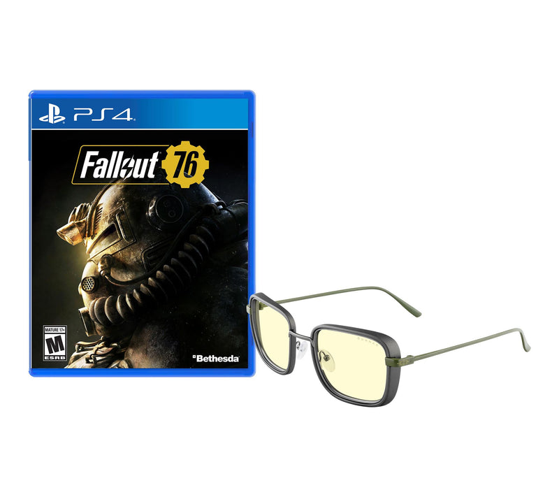 Fallout 76 - PS4 + Gunnar Vault 33 Gunmetal/Olive Glasses — Main view
