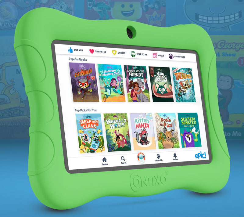 Contixo V9 7" Kids Tablet with Epic! & Lingokids 32GB — View 7
