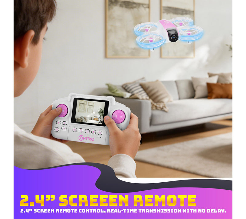 Contixo F15 Astro Mini Drone with 2.4" Screen Remote Control — View 7