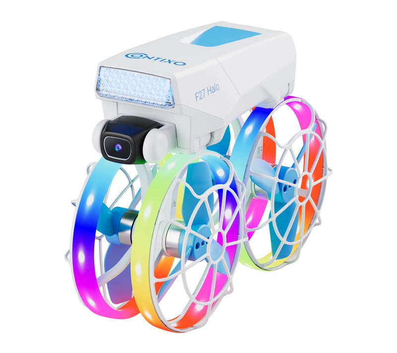 Contixo F27 Halo Foldable LED Light-Up Drone with 4.3" Remote — View 4