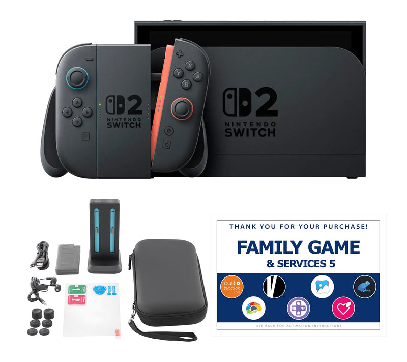 Nintendo Switch 2 with Accessories Kit & Voucher — Main view