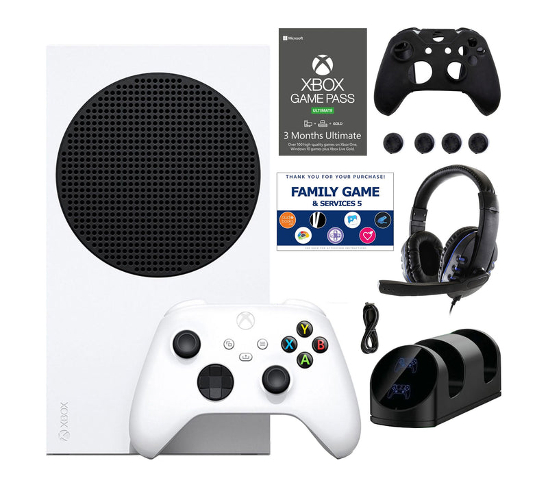 Xbox Series S 512 GB All-Digital Console with 3Month Pass, Ac — View 3