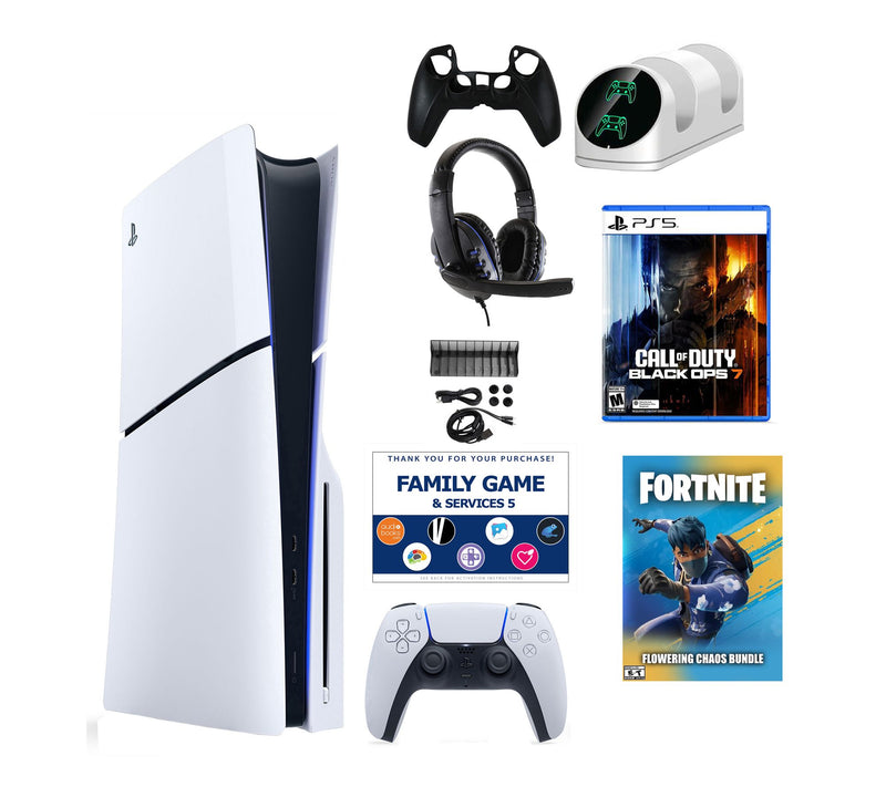 PS5 Slim Chaos with Black Ops 7, Accessories Kit & Voucher — View 3