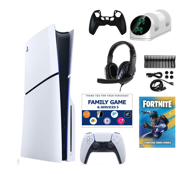 PS5 Slim Core with Accessories Kit & Voucher — Main view