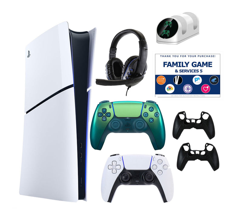 PS5 Slim Digital Console with Extra DualSense,Accessories & V — View 22