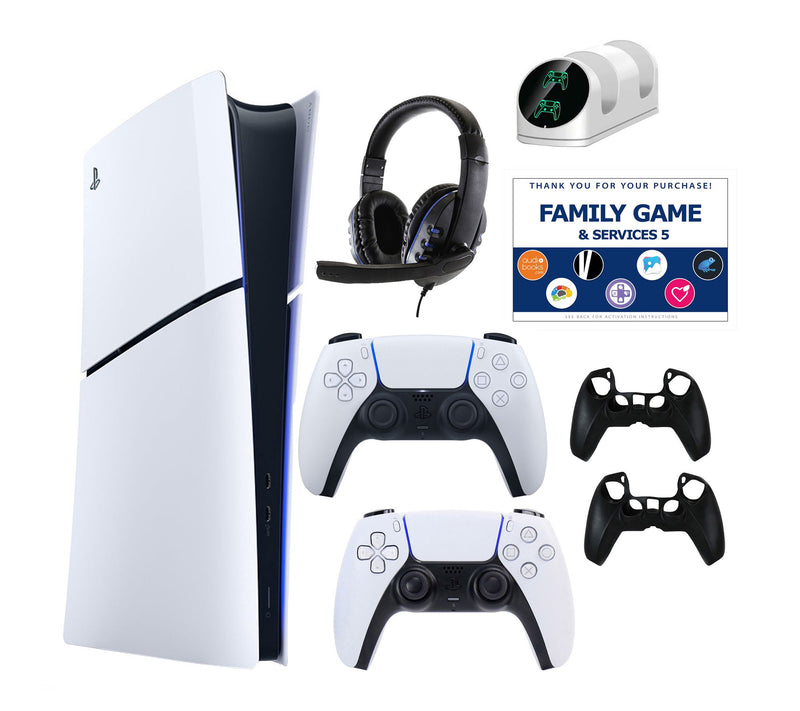 PS5 Slim Digital Console with Extra DualSense,Accessories & V — View 23