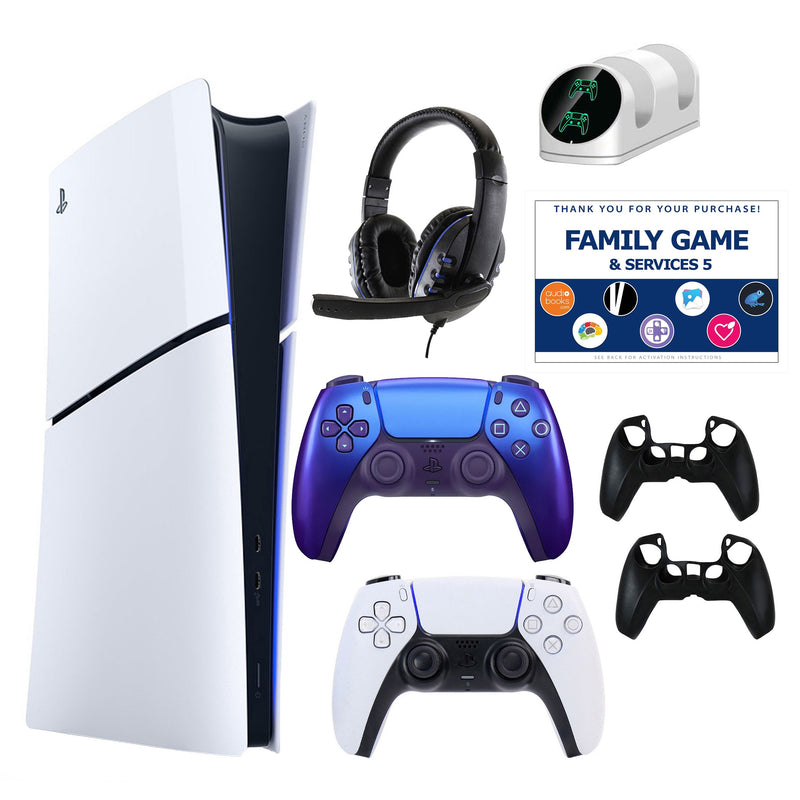 PS5 Slim Digital Console with Extra DualSense,Accessories & V — View 25