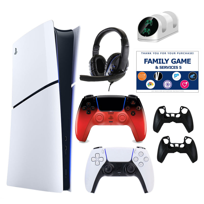 PS5 Slim Digital Console with Extra DualSense,Accessories & V — View 26