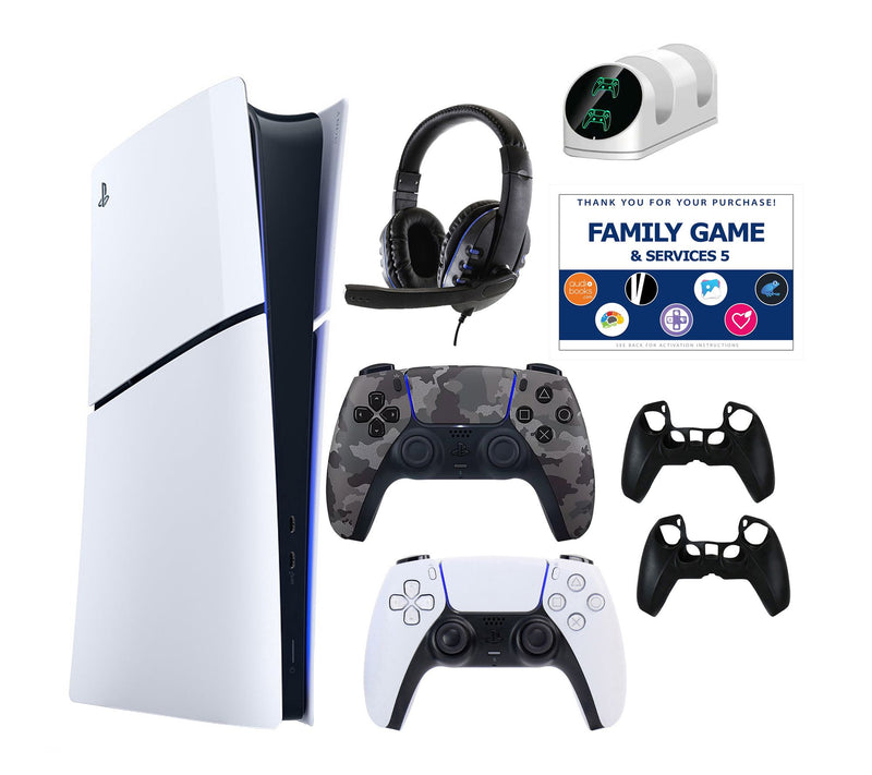 PS5 Slim Digital Console with Extra DualSense,Accessories & V — View 31