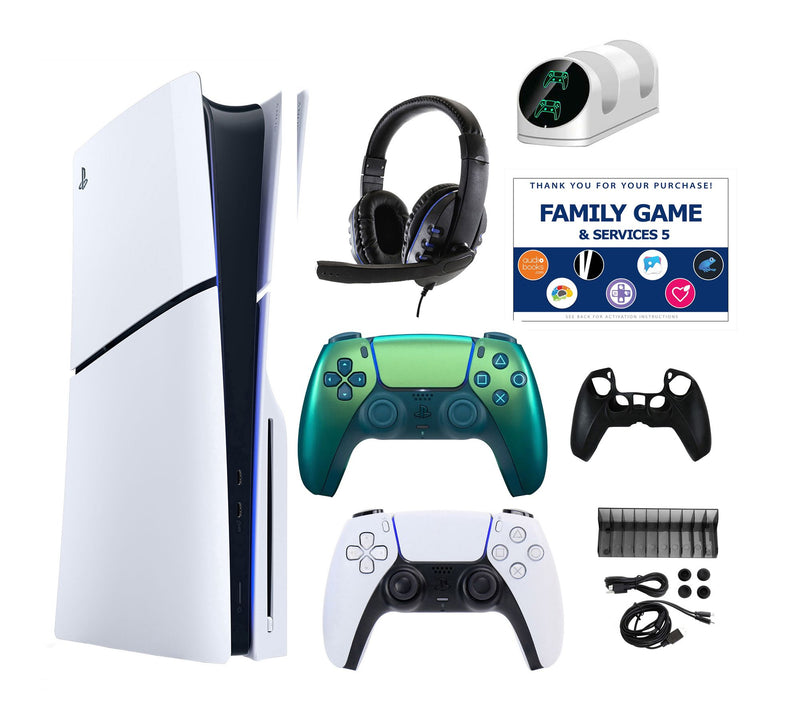 PS5 Slim Console with Extra DualSense, Accessories Kit & Vouch — View 22