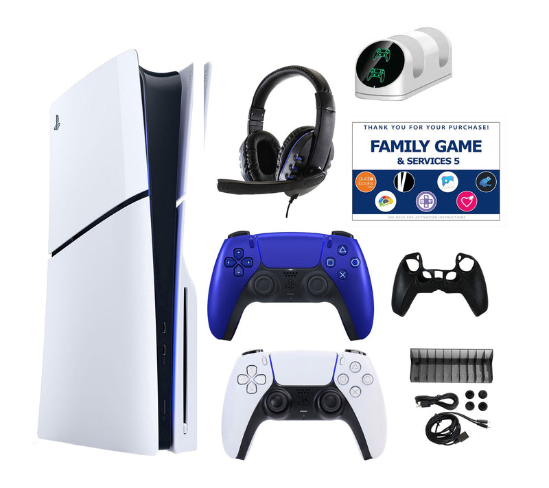 PS5 Slim Console with Extra DualSense, Accessories Kit & Vouch — View 27
