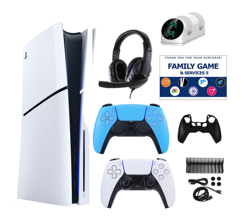 PS5 Slim Console with Extra DualSense, Accessories Kit & Vouch — View 29