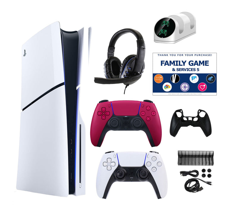 PS5 Slim Console with Extra DualSense, Accessories Kit & Vouch — View 30