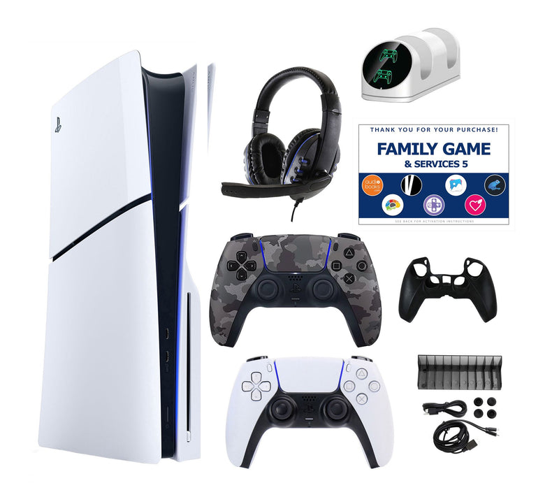 PS5 Slim Console with Extra DualSense, Accessories Kit & Vouch — View 31