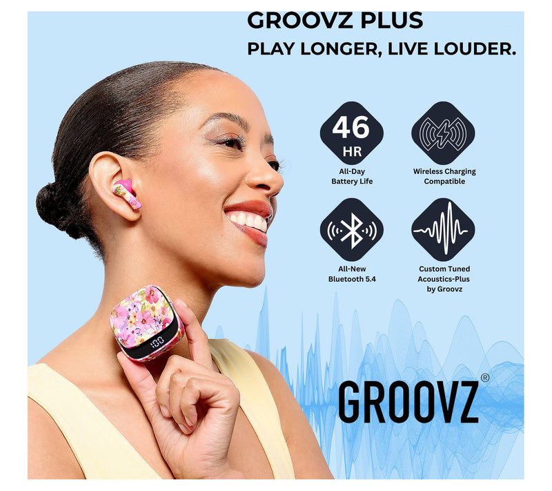 Groovz Plus True Wireless Earbuds with Charging Case — View 42