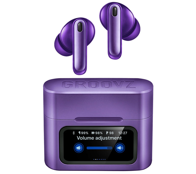 Groovz Active Noise Cancelling Earbuds Touch Screen Case — View 9