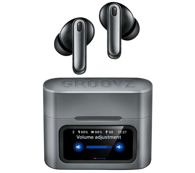 Groovz Active Noise Cancelling Earbuds Touch Screen Case — View 5