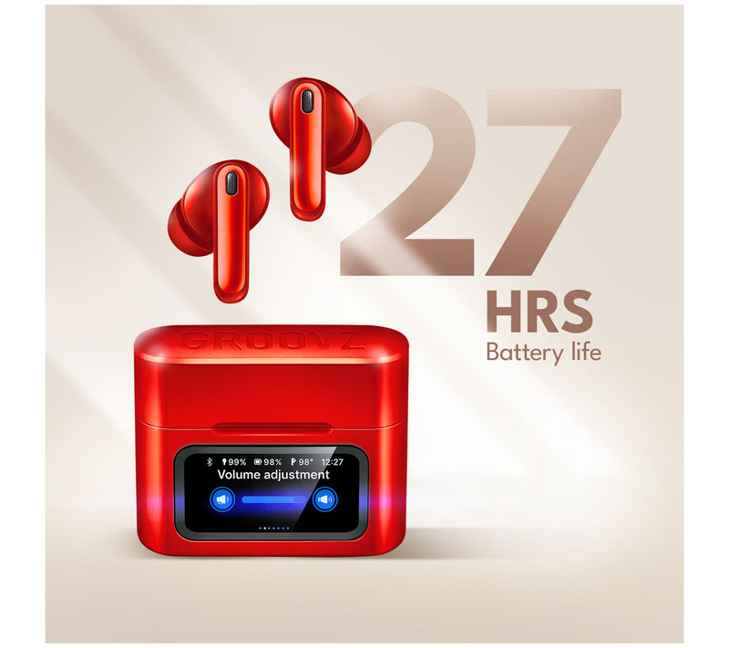 Groovz Active Noise Cancelling Earbuds Touch Screen Case — View 16