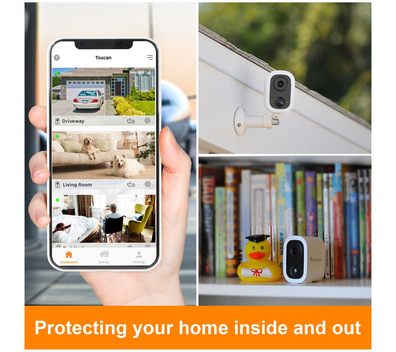 Toucan 2 Pack Wireless Security Cams S4 — View 5