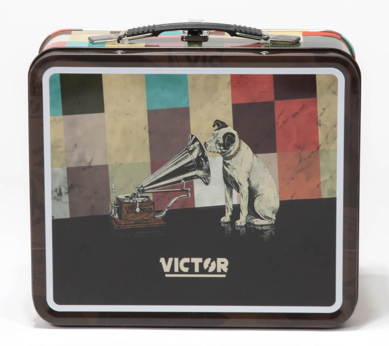 Victor Bluetooth Speaker with Retro Tin Lunch Box — View 4