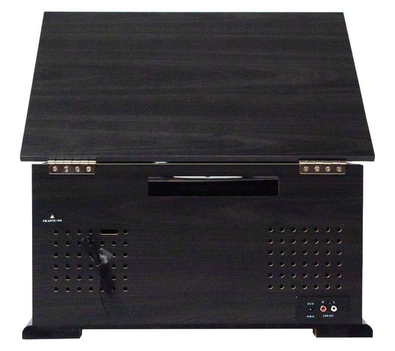 Victor State 7-in-1 Wood Music Center — View 9