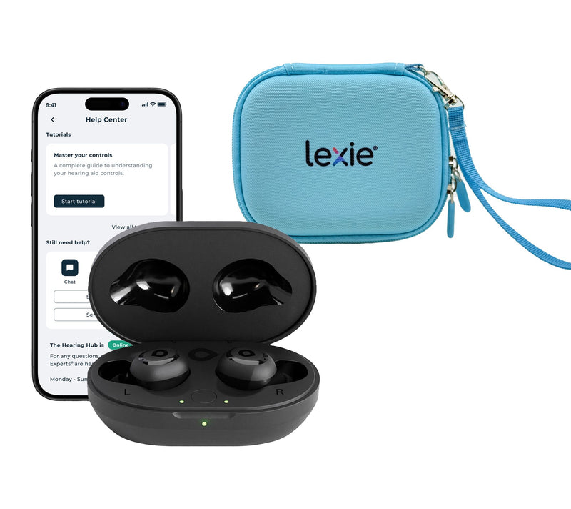 Lexie Hearing Buds In-Ear OTC Hearing Aids with Carry Case — View 5