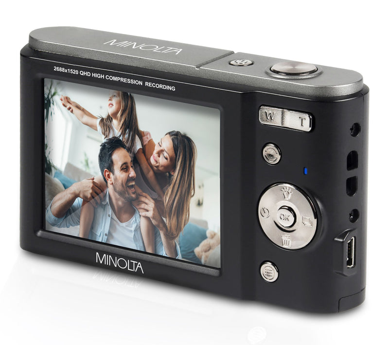 Minolta MND20 Point & Shoot Digital Camera with SD Card — View 2