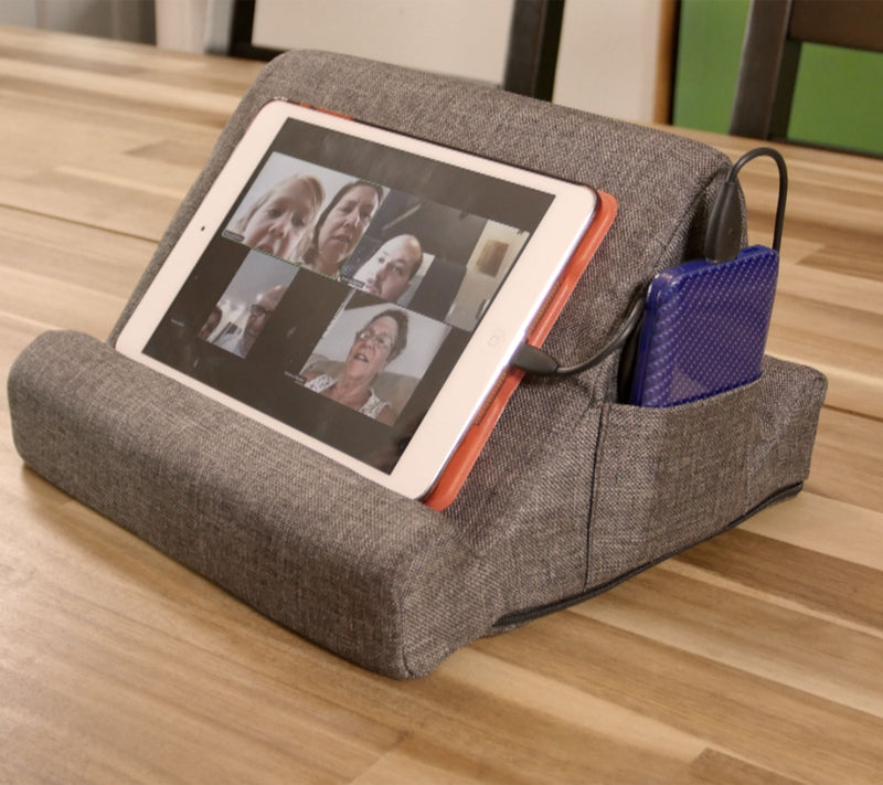 Duo Classic Dual-Angle Memory Foam Tablet Pillow w/ Storage — View 12