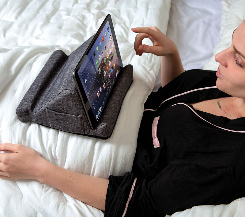 Duo Classic Dual-Angle Memory Foam Tablet Pillow w/ Storage — View 14
